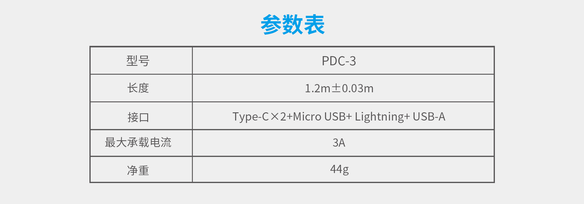 PDC-3数据线