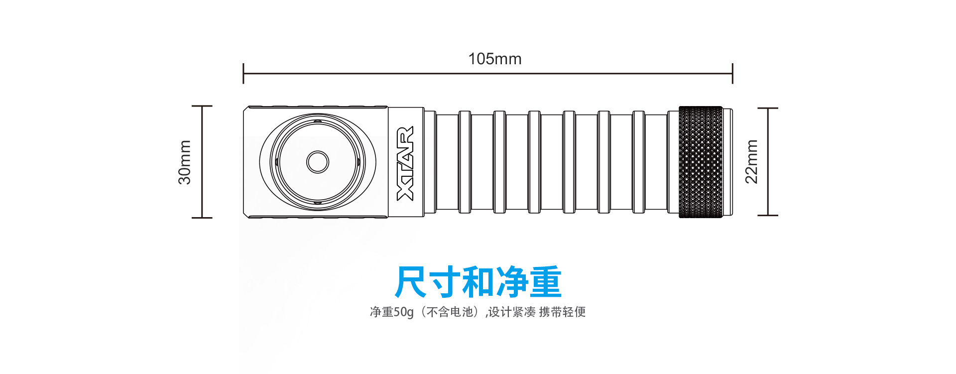 WARBOY H3头灯（冷光版）