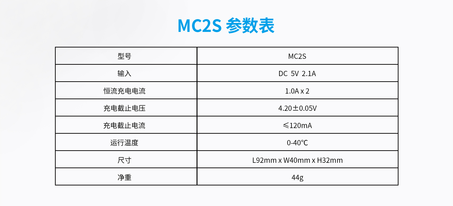 OB视讯·(中国区)整体 MC2S智能充电器