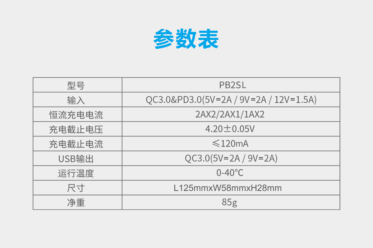 OB视讯·(中国区)整体 PB2SL 智能充电器